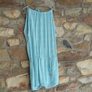 Escapada Aqua Patterned Romper